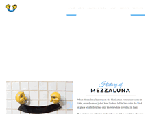 Tablet Screenshot of mezzalunanyc.com